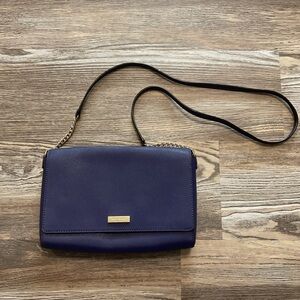Kate Spade Purple Saffiano Tilden Place Alex Crossbody Purse